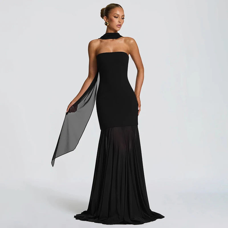 Strapless Hugging Mermaid Dress