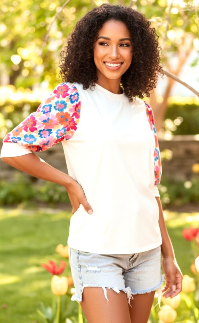 Zoya Puff Sleeve Top
