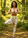 Aztec & Green Stripped Yoga Leggings