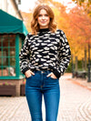 Mock Neck Long Sleeve Sweater