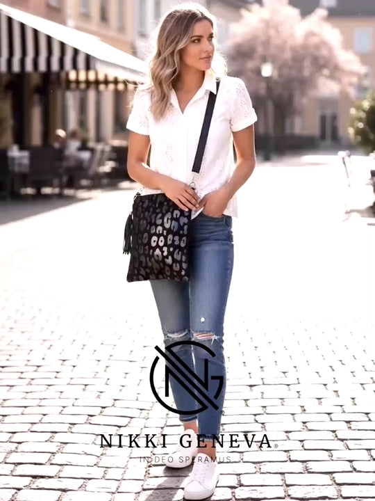 Adored PU Leather Shoulder Bag with Tassel
